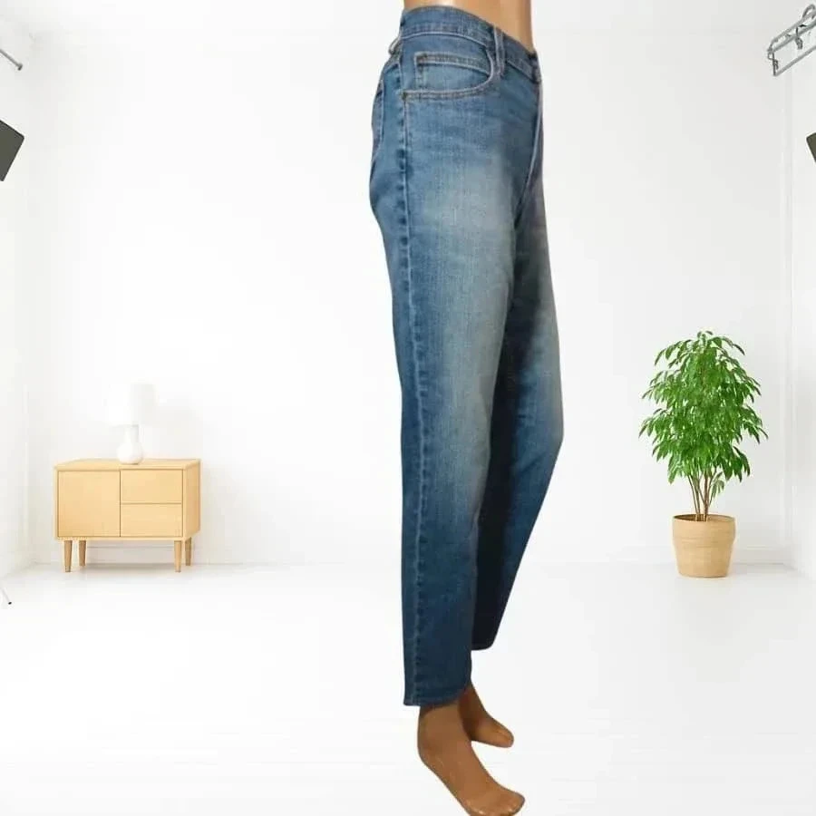 Lee premium model slim taper hoge taille medium, uitrekbaar – photo 5